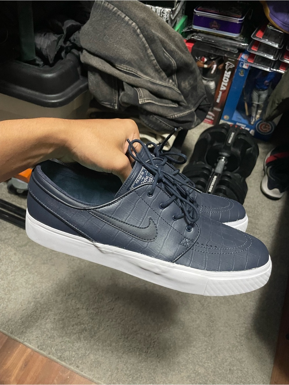 Nike SB Zoom Stefan Janoski L QS "Blue Croc" Size 12